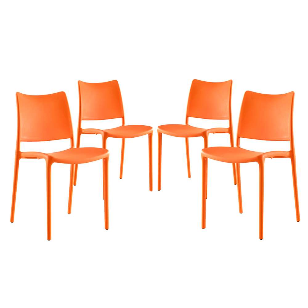 Modway - Hipster Dining Side Chair (Set of 4) - EEI-2425-ORA-SET veiw 1
