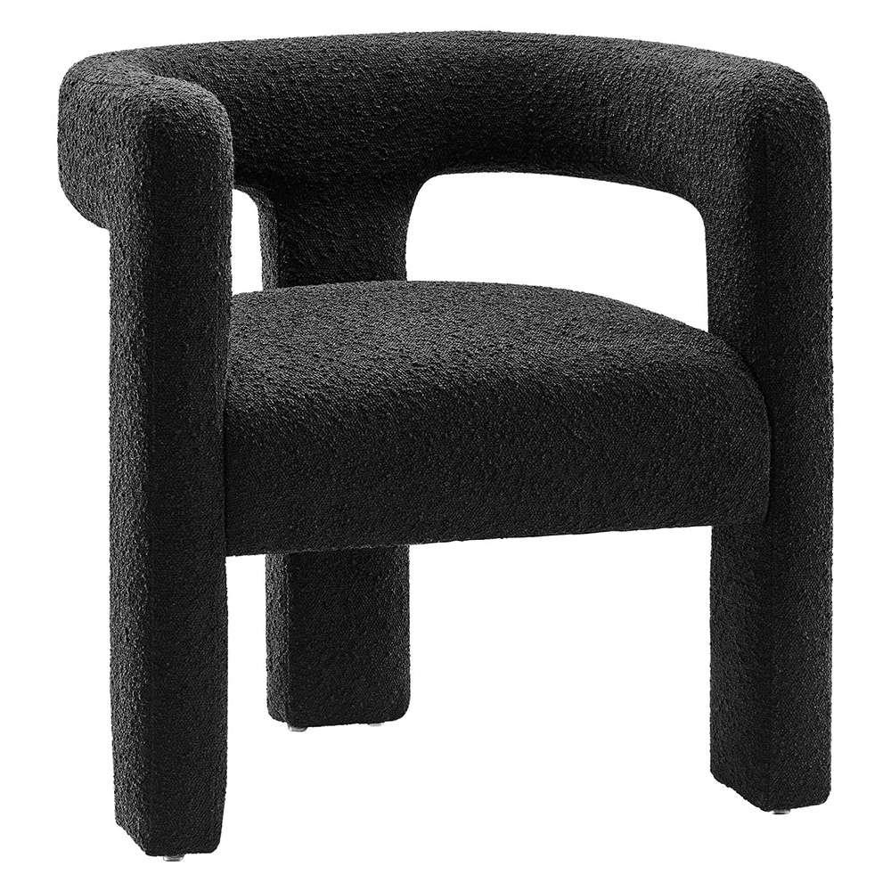 Modway - Kayla Boucle Upholstered Armchair - EEI-6479-BLK veiw 1