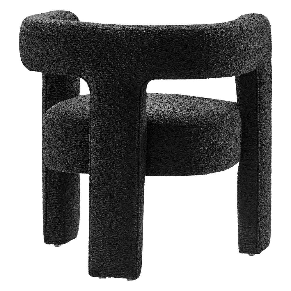 Modway - Kayla Boucle Upholstered Armchair - EEI-6479-BLK veiw 4
