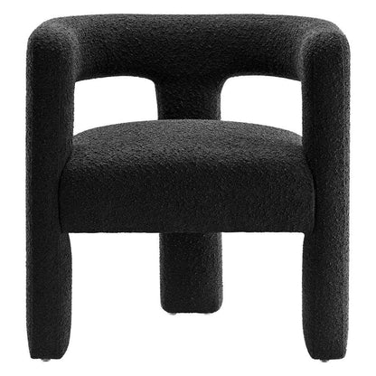 Modway - Kayla Boucle Upholstered Armchair - EEI-6479-BLK veiw 5