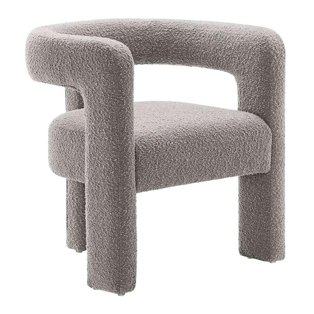 Modway - Kayla Boucle Upholstered Armchair - EEI-6479-LGR veiw 1