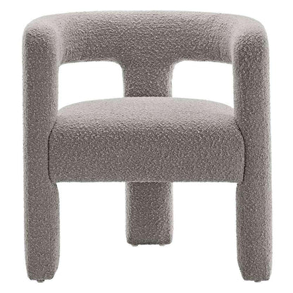 Modway - Kayla Boucle Upholstered Armchair - EEI-6479-LGR veiw 5