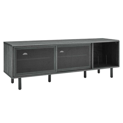 Modway - Kurtis 67in TV and Vinyl Record Stand - EEI-6236-CHA veiw 2