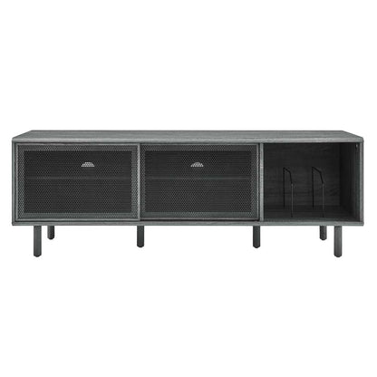 Modway - Kurtis 67in TV and Vinyl Record Stand - EEI-6236-CHA veiw 4