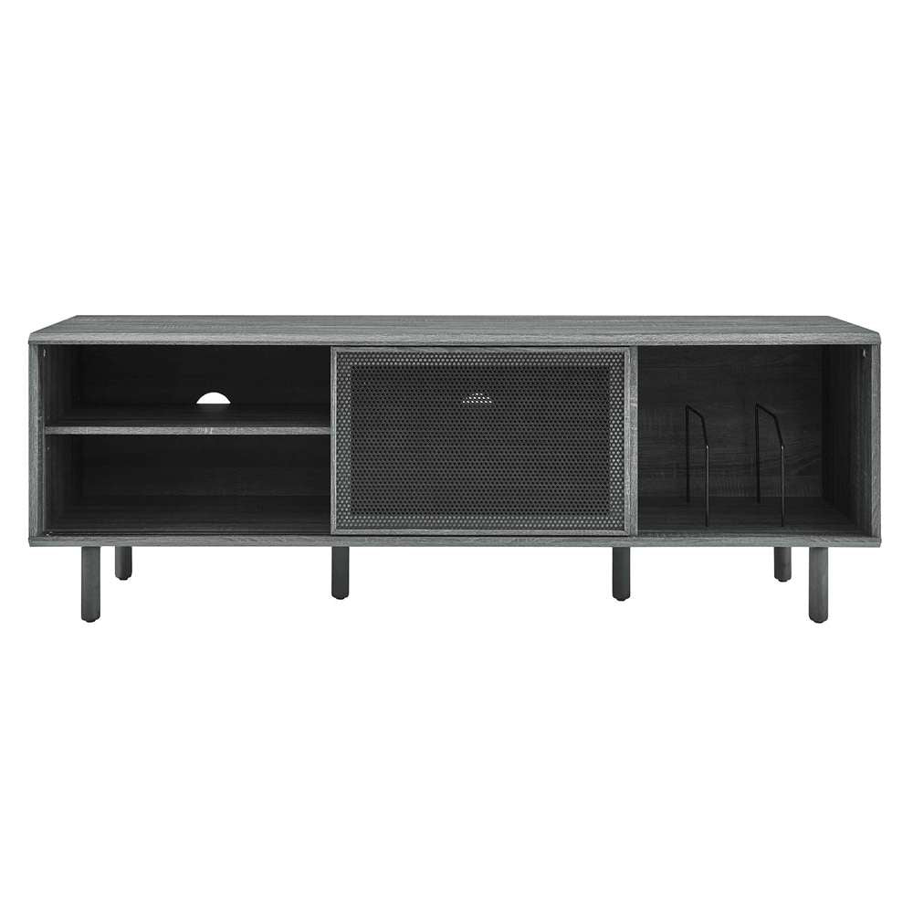 Modway - Kurtis 67in TV and Vinyl Record Stand - EEI-6236-CHA veiw 5