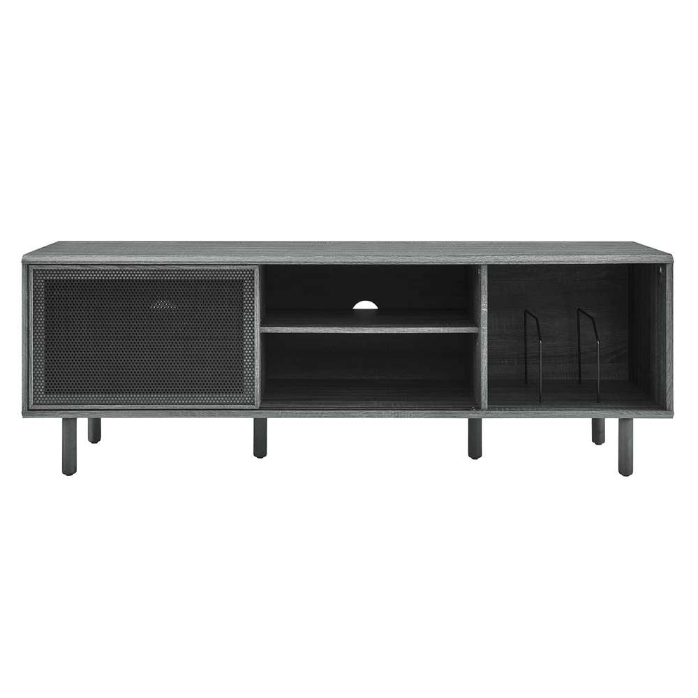 Modway - Kurtis 67in TV and Vinyl Record Stand - EEI-6236-CHA veiw 6
