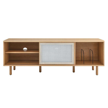 Modway - Kurtis 67in TV and Vinyl Record Stand - EEI-6236-OAK veiw 5