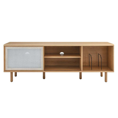 Modway - Kurtis 67in TV and Vinyl Record Stand - EEI-6236-OAK veiw 6