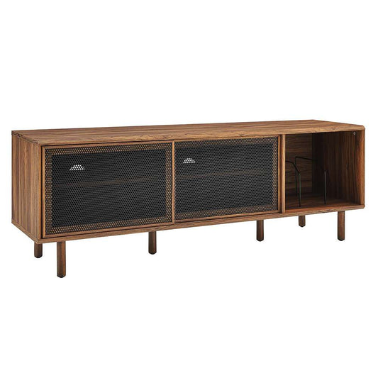 Modway - Kurtis 67in TV and Vinyl Record Stand - EEI-6236-WAL veiw 1