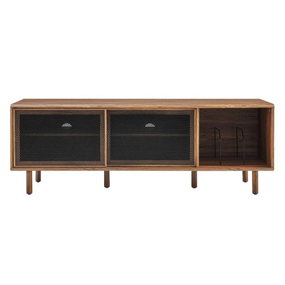 Modway - Kurtis 67in TV and Vinyl Record Stand - EEI-6236-WAL veiw 4