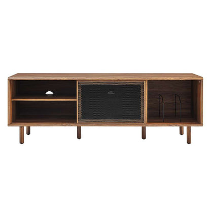Modway - Kurtis 67in TV and Vinyl Record Stand - EEI-6236-WAL veiw 5