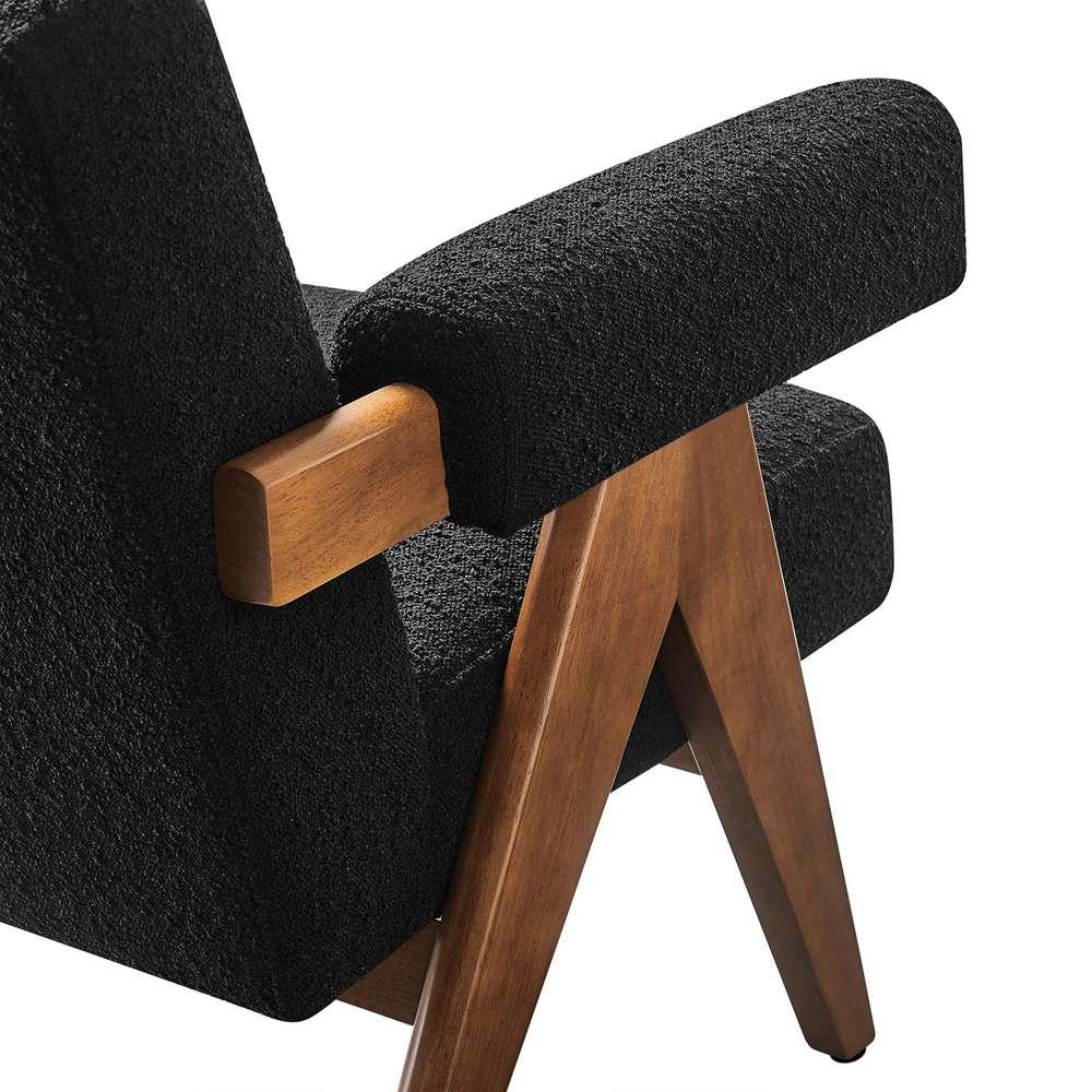 Modway - Lyra Boucle Fabric Armchair - EEI-6502-BLK veiw 6