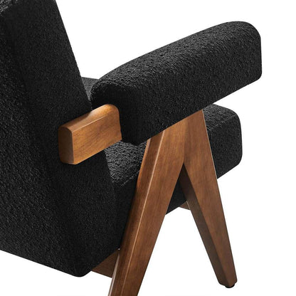 Modway - Lyra Boucle Fabric Armchair - EEI-6502-BLK veiw 6