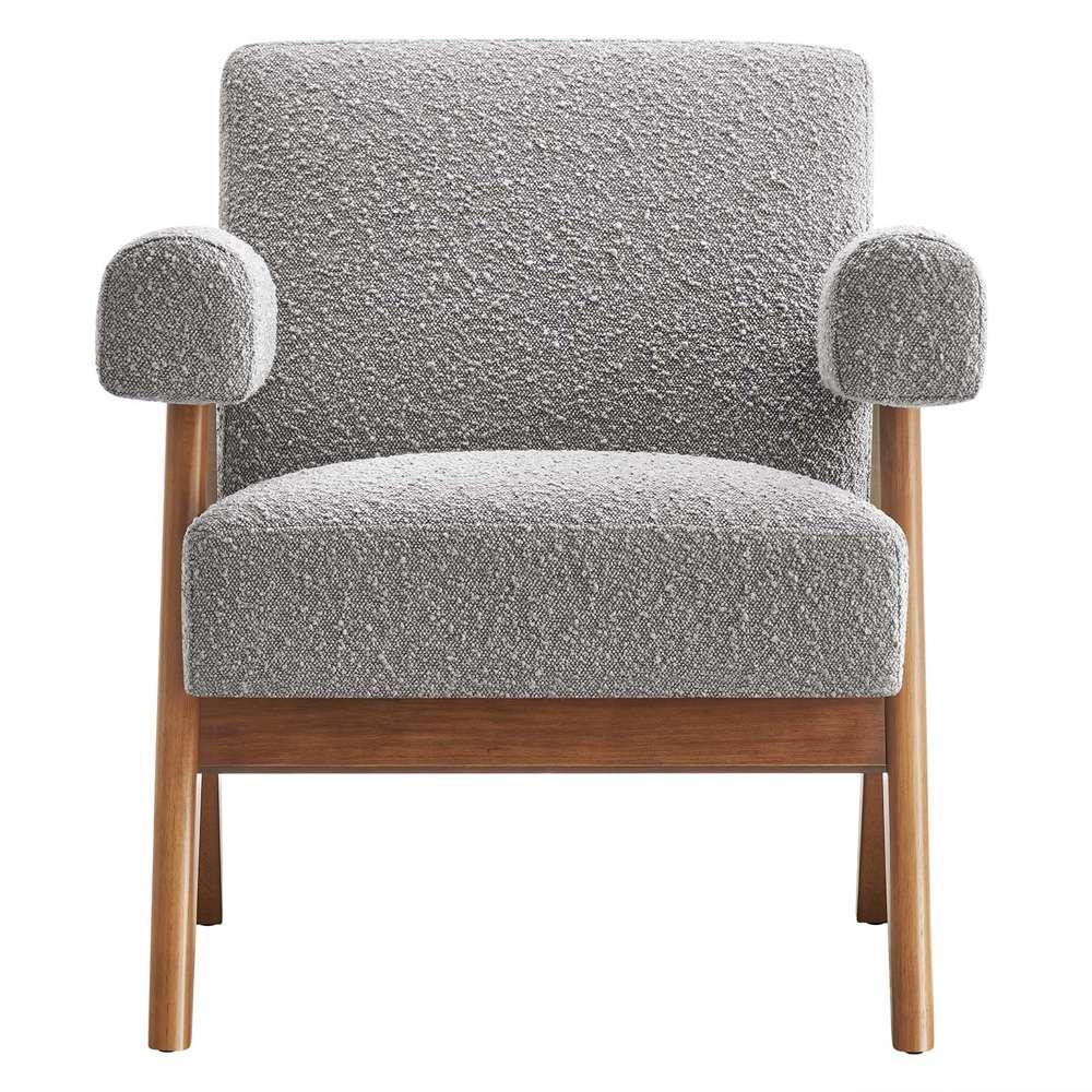 Modway - Lyra Boucle Fabric Armchair - (Set of 2) - EEI-6703-LGR veiw 6