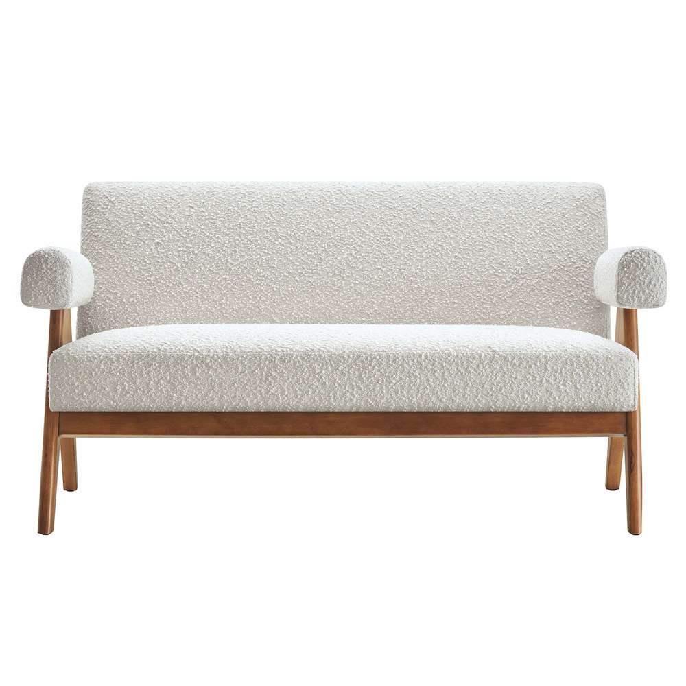 Modway - Lyra Boucle Fabric Loveseat - EEI-6504-IVO veiw 5