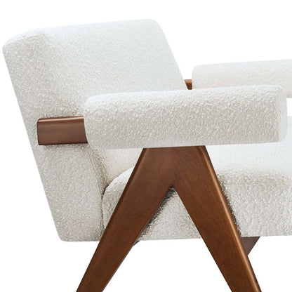 Modway - Lyra Boucle Fabric Loveseat - EEI-6504-IVO veiw 6