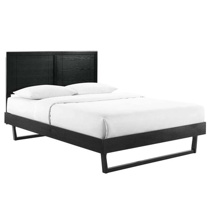 Modway - Marlee Full Wood Platform Bed With Angular Frame - MOD-6625-BLK veiw 2