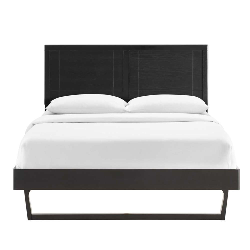 Modway - Marlee Full Wood Platform Bed With Angular Frame - MOD-6625-BLK veiw 5