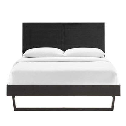 Modway - Marlee Full Wood Platform Bed With Angular Frame - MOD-6625-BLK veiw 5