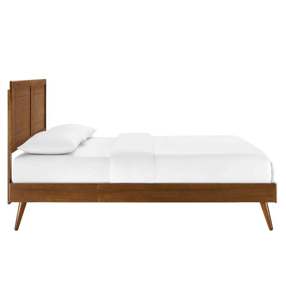 Modway - Marlee King Wood Platform Bed With Splayed Legs - MOD-6629-WAL veiw 4