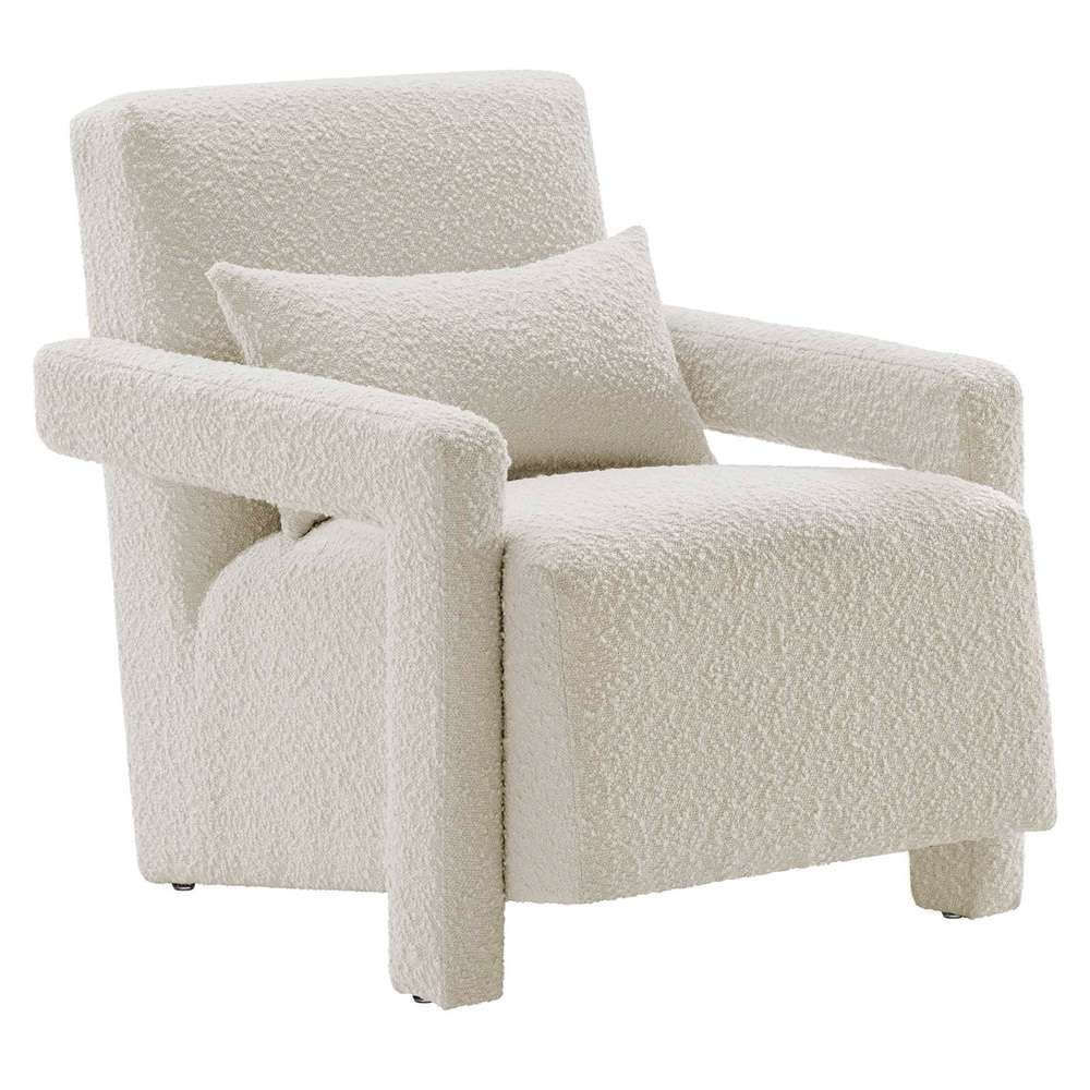 Modway - Mirage Boucle Upholstered Armchair - EEI-6475-IVO veiw 2