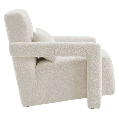Modway - Mirage Boucle Upholstered Armchair - EEI-6475-IVO veiw 3