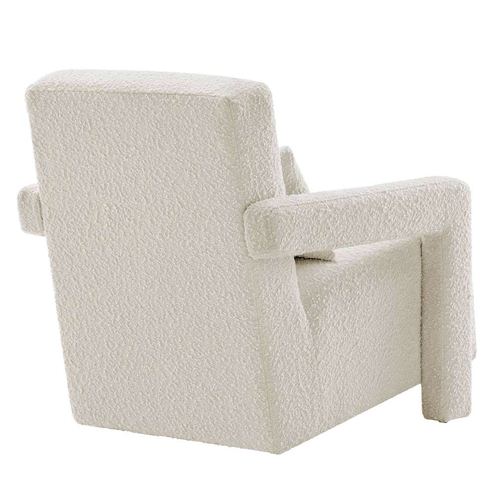 Modway - Mirage Boucle Upholstered Armchair - EEI-6475-IVO veiw 4