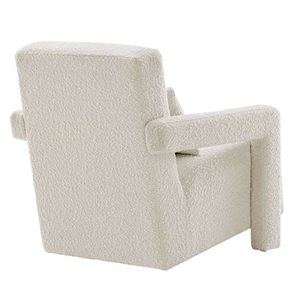 Modway - Mirage Boucle Upholstered Armchair - EEI-6475-IVO veiw 4