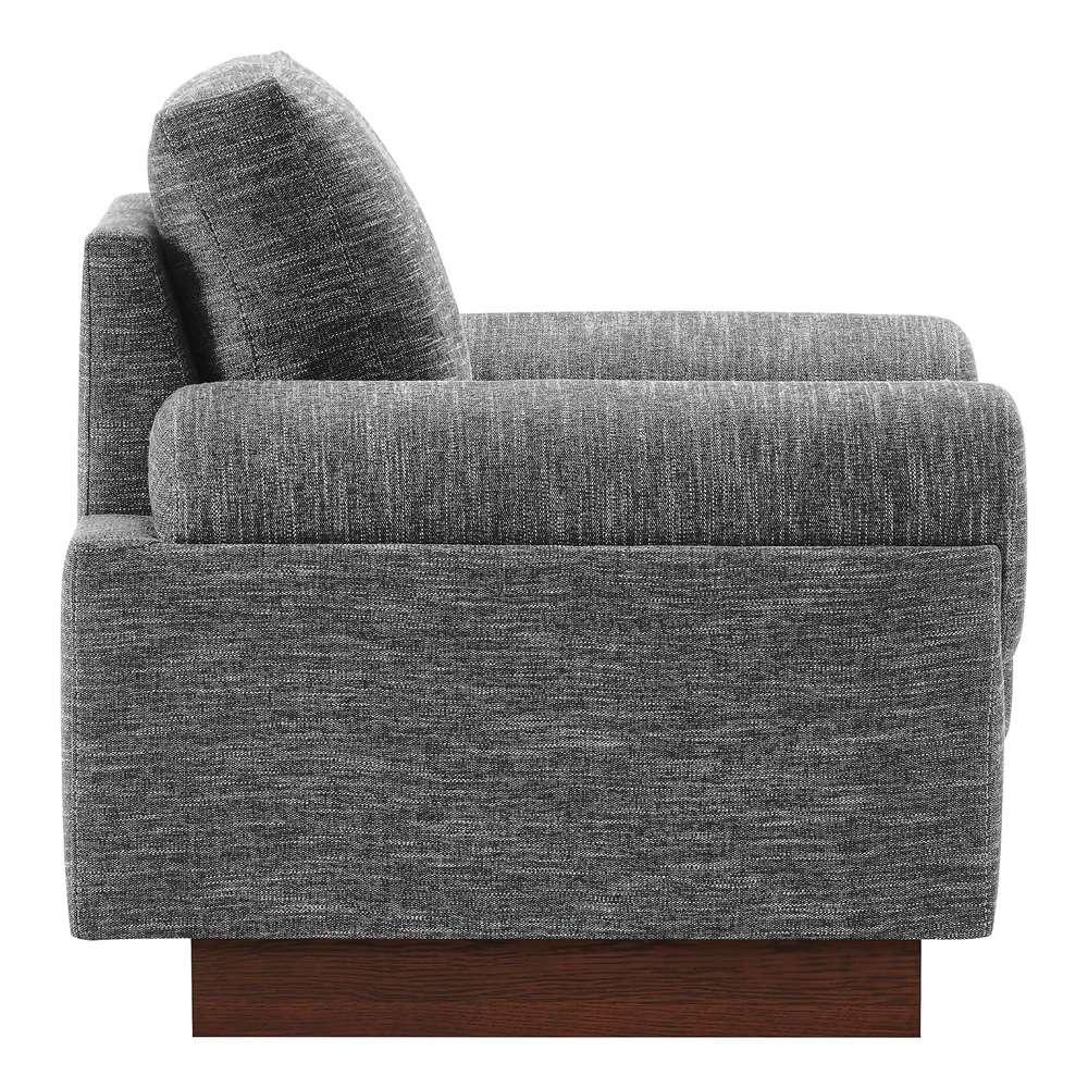 Modway - Oasis Upholstered Fabric Armchair - EEI-6402-GRY veiw 3