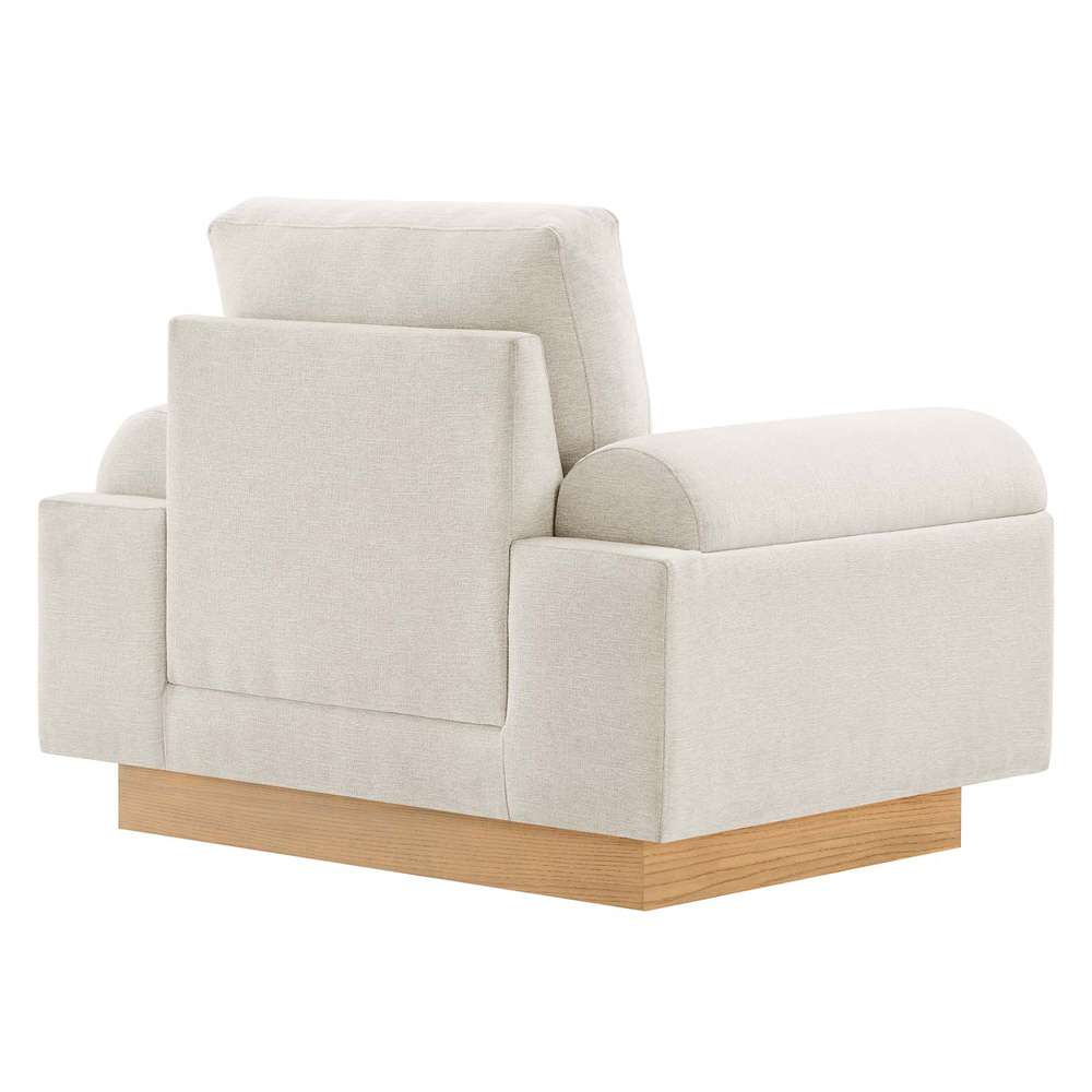 Modway - Oasis Upholstered Fabric Armchair - EEI-6402-IVO veiw 4