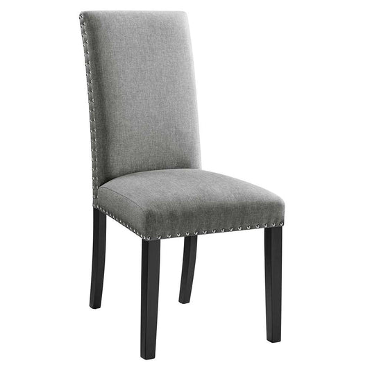 Modway - Parcel Dining Upholstered Fabric Side Chair - EEI-1384-LGR veiw 1