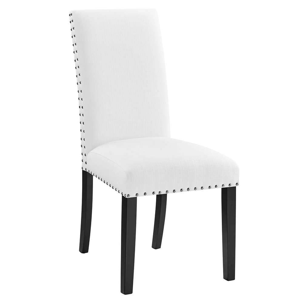 Modway - Parcel Dining Upholstered Fabric Side Chair - EEI-1384-WHI veiw 1