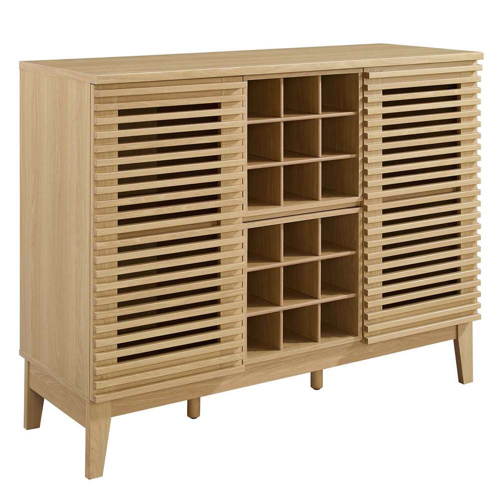 Modway - Render Bar Cabinet - EEI-6156-OAK veiw 2