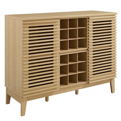 Modway - Render Bar Cabinet - EEI-6156-OAK veiw 2