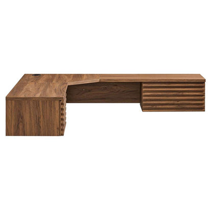Modway - Render Wall Mount Corner Office Desk - EEI-6181-WAL veiw 3