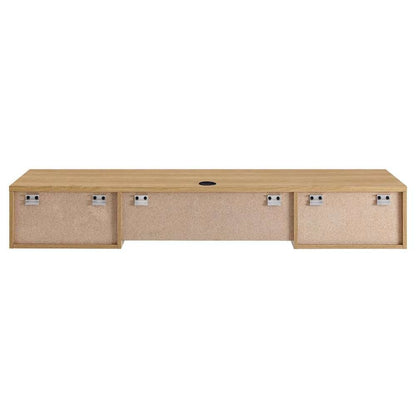 Modway - Render Wall Mount Wood Office Desk - EEI-5865-OAK veiw 4