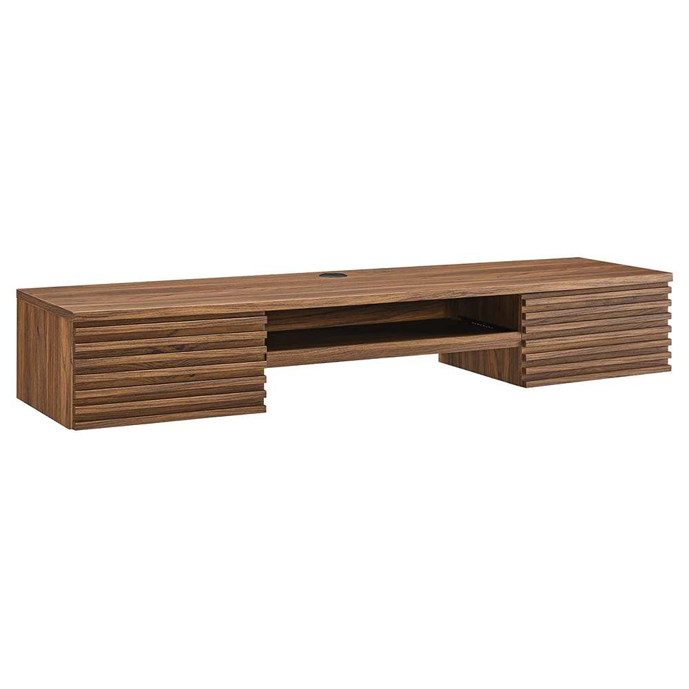Modway - Render Wall Mount Wood Office Desk - EEI-5865-WAL veiw 1