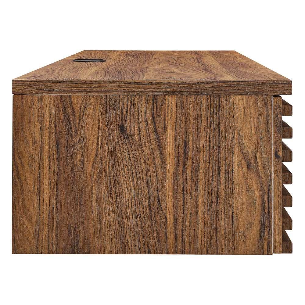 Modway - Render Wall Mount Wood Office Desk - EEI-5865-WAL veiw 3