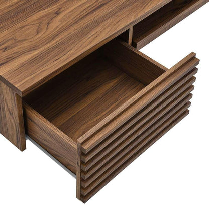 Modway - Render Wall Mount Wood Office Desk - EEI-5865-WAL veiw 5