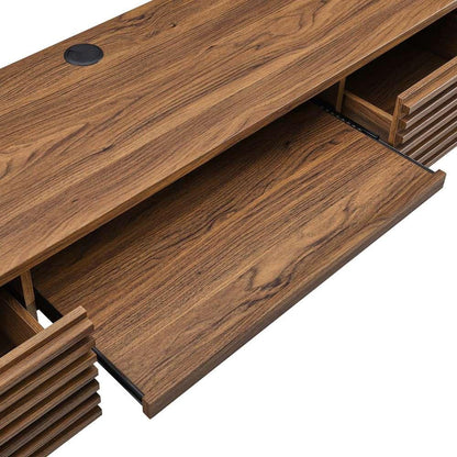 Modway - Render Wall Mount Wood Office Desk - EEI-5865-WAL veiw 6
