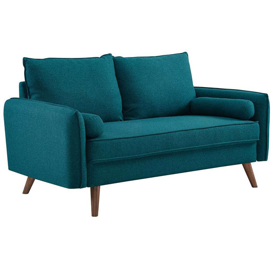 Modway - Revive Upholstered Fabric Loveseat - EEI-3091-TEA veiw 1