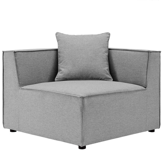 Modway - Saybrook Outdoor Patio Upholstered Sectional Sofa Corner Chair - EEI-4210-GRY veiw 1