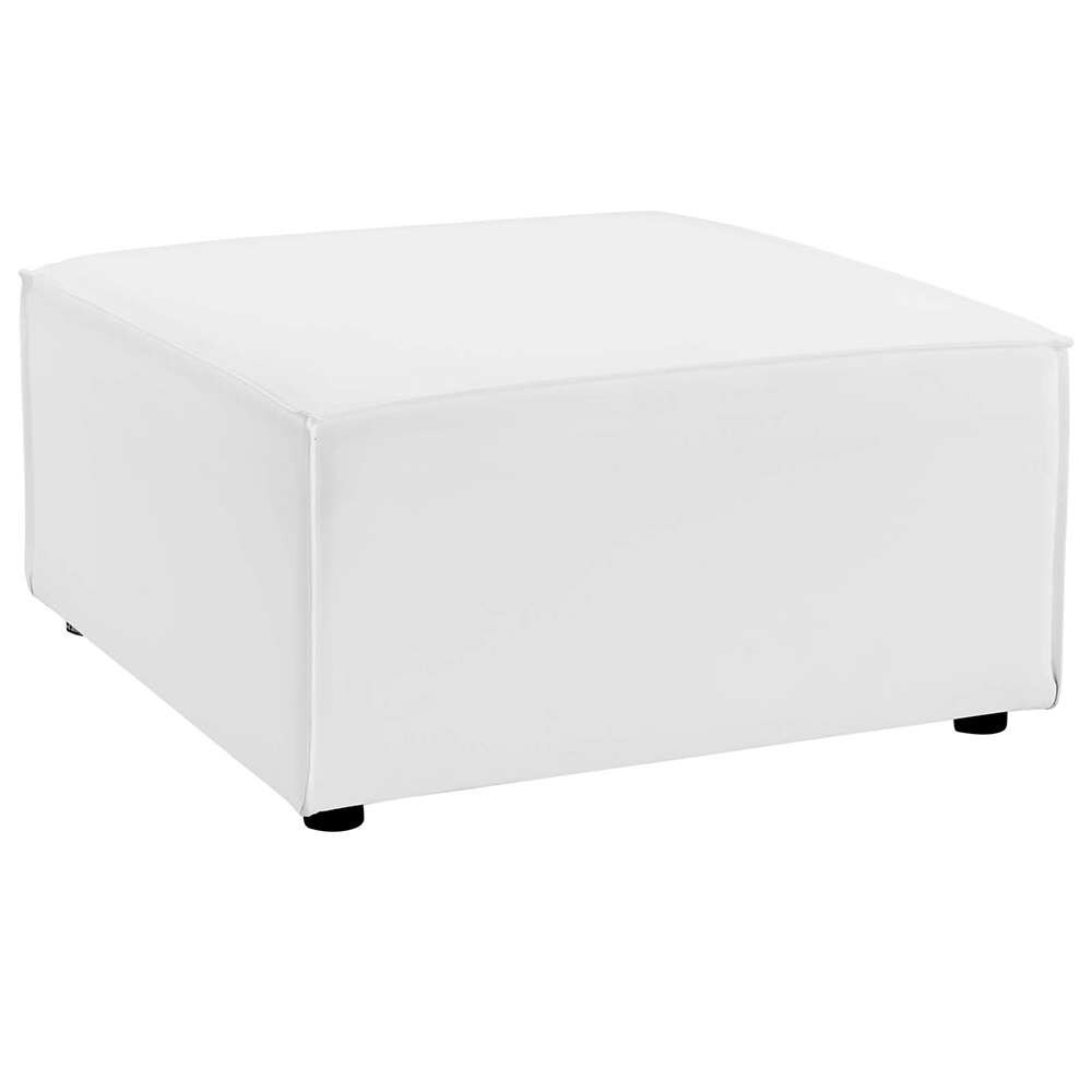 Modway - Saybrook Outdoor Patio Upholstered Sectional Sofa Ottoman - EEI-4211-WHI veiw 1