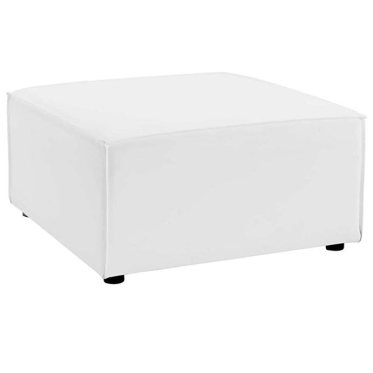 Modway - Saybrook Outdoor Patio Upholstered Sectional Sofa Ottoman - EEI-4211-WHI veiw 1