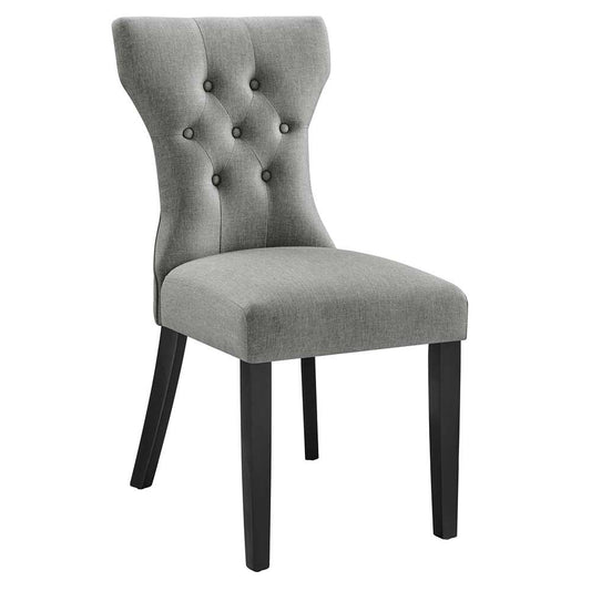 Modway - Silhouette Dining Side Chair - EEI-1380-LGR veiw 1