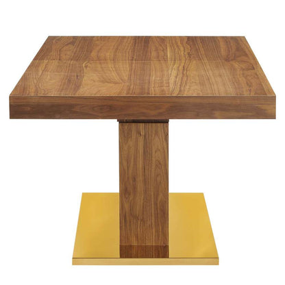 Modway - Vector Expandable Dining Table - EEI-4660-WAL-GLD veiw 3