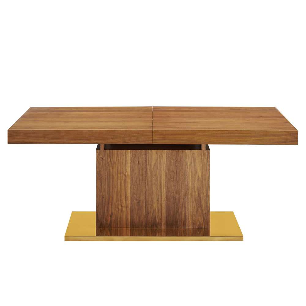 Modway - Vector Expandable Dining Table - EEI-4660-WAL-GLD veiw 4