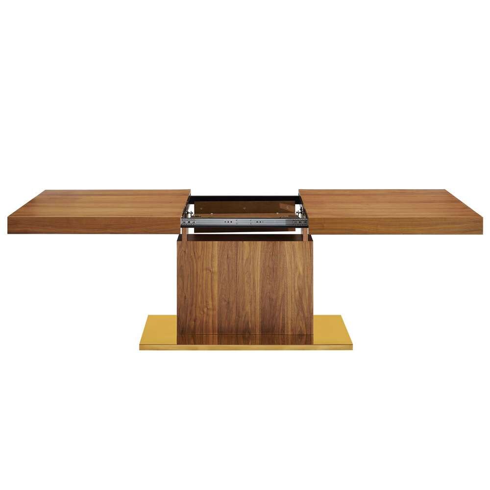 Modway - Vector Expandable Dining Table - EEI-4660-WAL-GLD veiw 5