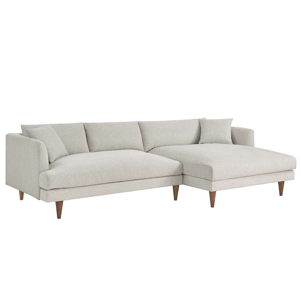 Modway - Zoya Right-Facing Down Filled Overstuffed Sectional Sofa - EEI-6612-HEI veiw 1