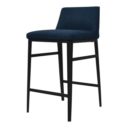 Moes Home - Baron Counter Stool Blue - EJ-1031-26 veiw 1